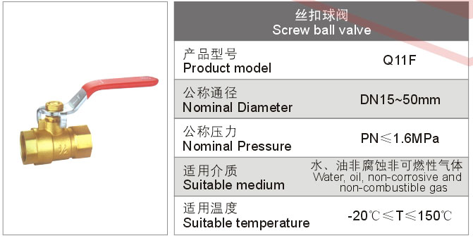 铜球阀